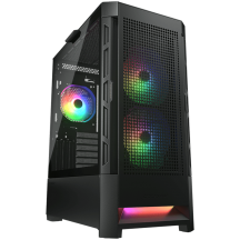 Carcasa Cougar Duoface RGB Black CGR-5ZD1B-RGB