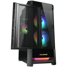 Carcasa Cougar Duoface RGB Black CGR-5ZD1B-RGB