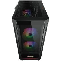 Carcasa Cougar Duoface RGB Black CGR-5ZD1B-RGB
