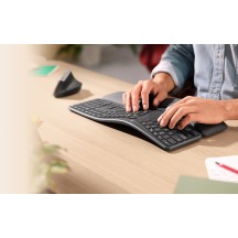 Tastatura Logitech ERGO K860 Wireless Split Keyboard - Graphite - Nordic 920-009168