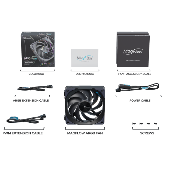 Ventilator Seasonic  MAGFLOW-1 ARGB