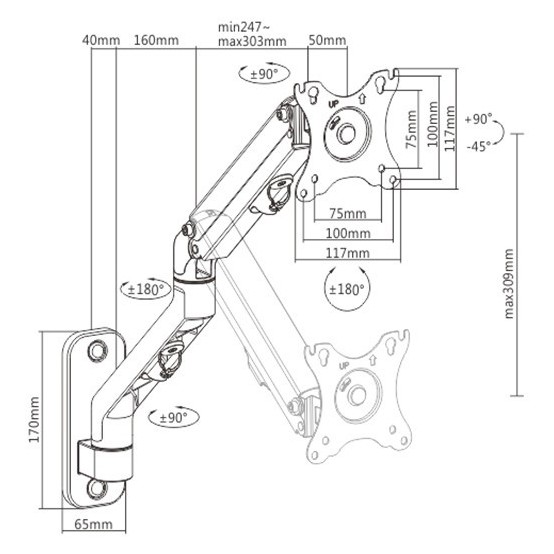 Suport Gembird  MA-WA1-02