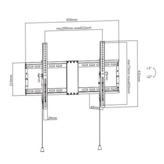 Suport Gembird  WM-80T-01