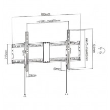Suport Gembird  WM-90T-01