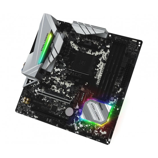 Placa de baza ASRock B450M Steel Legend