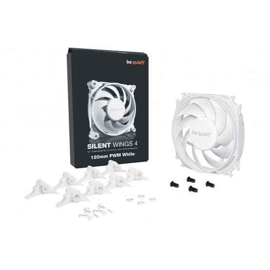 Ventilator be quiet! Silent Wings 4 120mm PWM White BL114