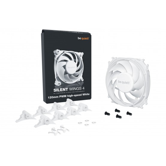 Ventilator be quiet! Silent Wings 4 120mm PWM high-speed White BL115