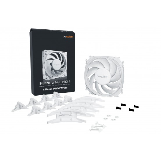 Ventilator be quiet! Silent Wings Pro 4 120mm PWM White BL118