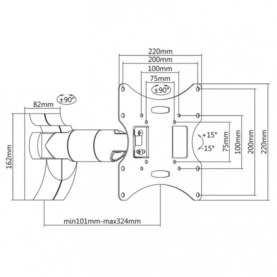 Suport Cabletech  UCH0042A