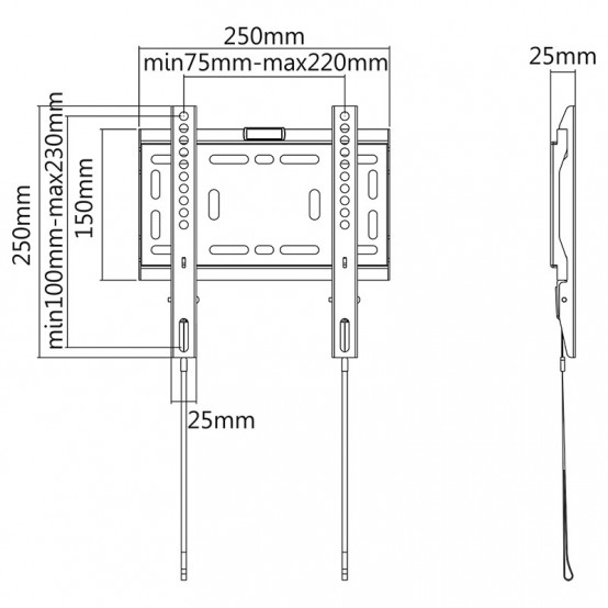 Suport Cabletech  UCH0181