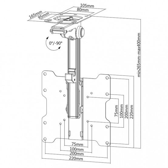 Suport Cabletech  UCH0187