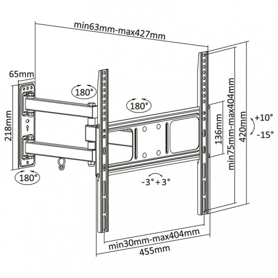 Suport Cabletech  UCH0204