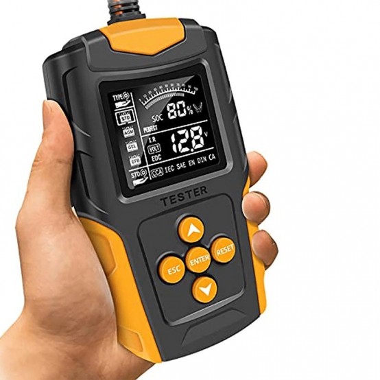 Tester Eurokomp digital pentru acumulatori 12V / 24V URZ4049
