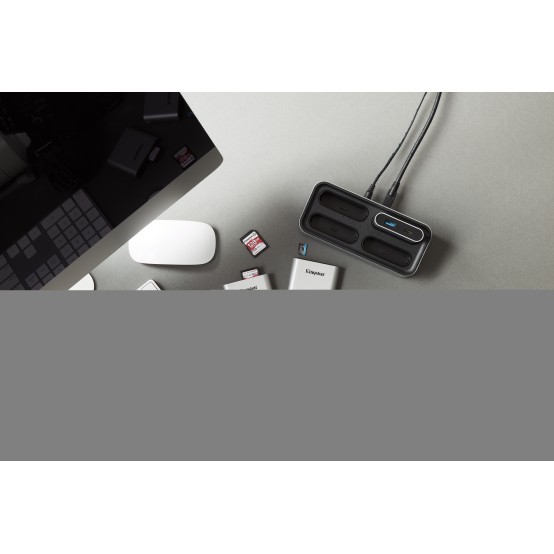 Hub Kingston USB 3.2 Gen 1 Workflow 5G USB-A and USB-C miniHub WFS-USB