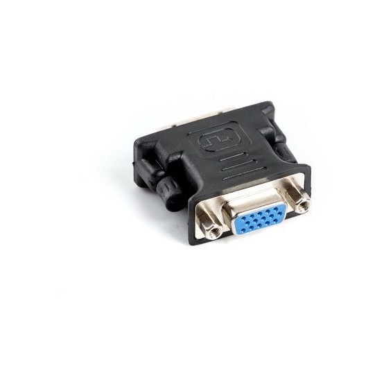 Adaptor Lanberg DVI-I(M)(24+5) Dual Link-VGA(15F) AD-0012-BK