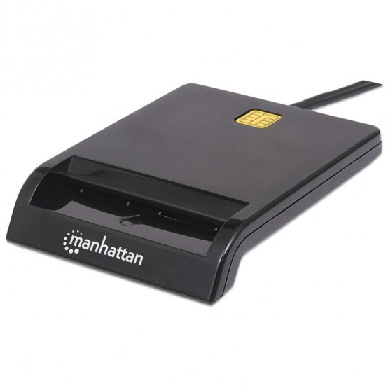 Card reader Manhattan USB, Contact Reader, External 102049