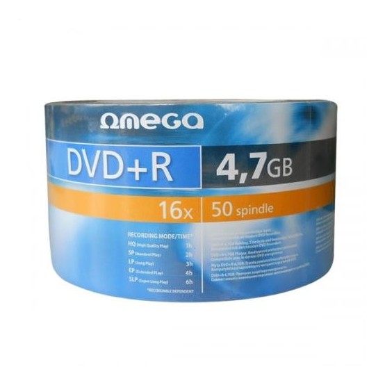 DVD Omega DVD+R 4.7 GB 16x OMD1650S+