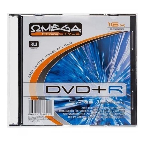 DVD Omega DVD+R 4.7 GB 16x OMDF16S1+