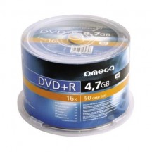 DVD Omega DVD+R 4.7 GB 16x OMD1650+