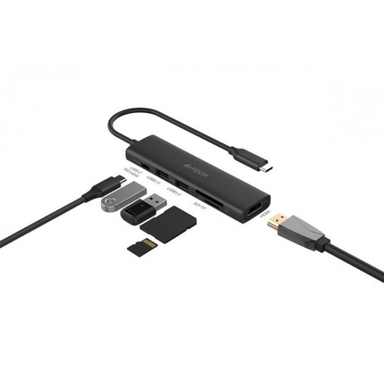 Docking Station A4Tech  DST-60C-GR