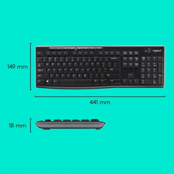 Tastatura Logitech Wireless Combo MK270 920-004508