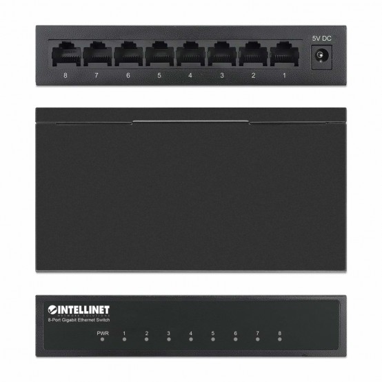 Switch Intellinet 8-Port Gigabit Ethernet Switch 530347