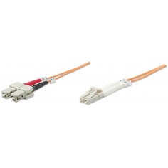 Cablu Intellinet Fiber optic LC-SC duplex 20m 472814