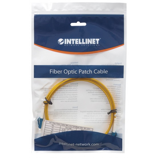 Cablu Intellinet Fiber optic LC-LC duplex 20m 750967