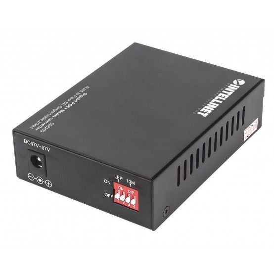 Switch Intellinet Gigabit PoE+ Media Converter 508209