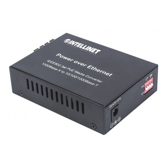 Switch Intellinet Gigabit PoE+ Media Converter 508209