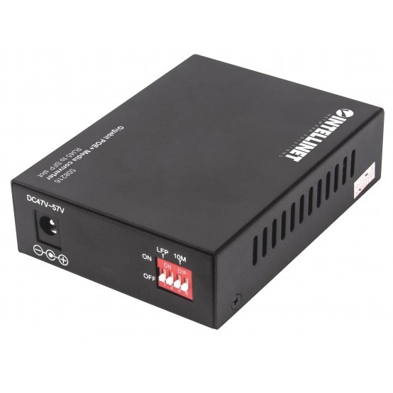 Switch Intellinet Gigabit PoE+ Media Converter 508216