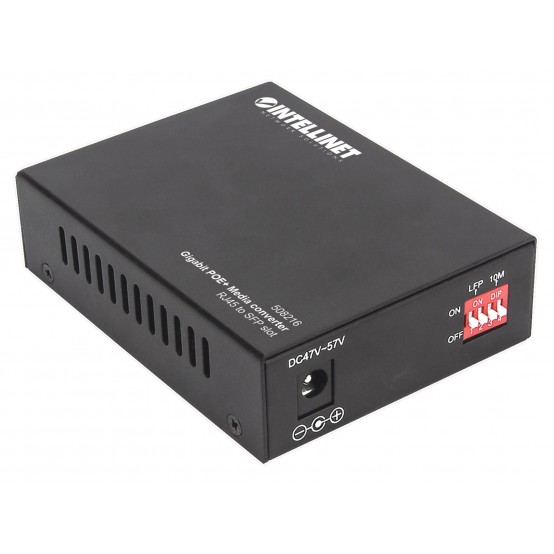 Switch Intellinet Gigabit PoE+ Media Converter 508216