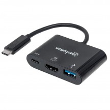 Adaptor Manhattan USB-C HDMI Docking Converter 152037
