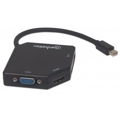 Adaptor Manhattan 3-in-1 4K Mini DisplayPort Adapter 207720