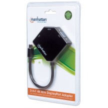 Adaptor Manhattan 3-in-1 4K Mini DisplayPort Adapter 207720