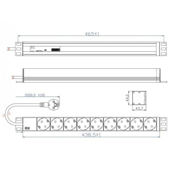 Prelungitor Bachmann PDU 333.401