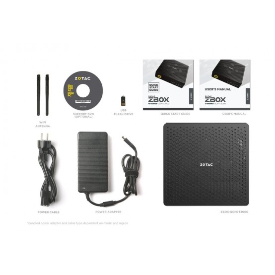 Calculator Zotac ZBOX QCM7T3000 (Barebone) ZBOX-QCM7T3000-BE