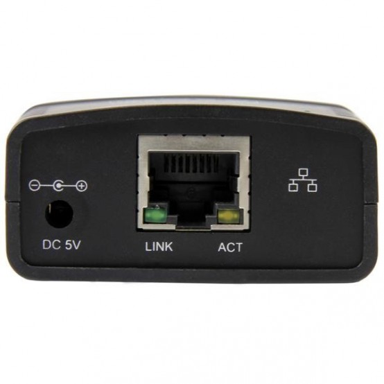 Print server StarTech.com 10/100Mbps Ethernet to USB 2.0 Network LPR Print Server PM1115U2