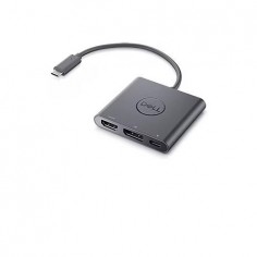Adaptor Dell USB-C to HDMI/DP with Power Pass-Through 470-AEGY