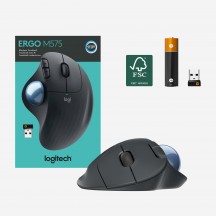 Mouse Logitech Ergo M575 Wireless Trackball Graphite 910-005872