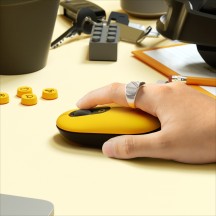Mouse Logitech POP Bluetooth Mouse - Blast-Yellow 910-006546