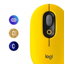 Mouse Logitech POP Bluetooth Mouse - Blast-Yellow 910-006546