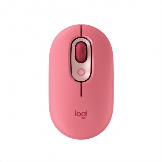 Mouse Logitech POP Bluetooth Mouse - Heartbreaker-Rose 910-006548