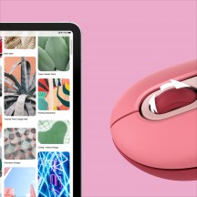 Mouse Logitech POP Bluetooth Mouse - Heartbreaker-Rose 910-006548