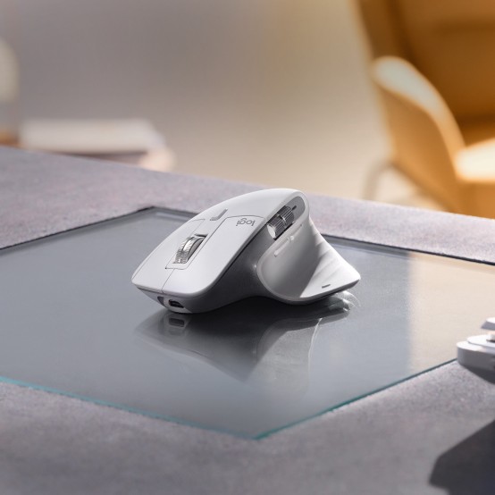 Mouse Logitech MX Master 3S Wireless Bluetooth Mouse for Mac - Pale Grey 910-006572