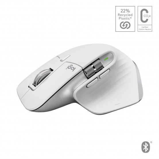Mouse Logitech MX Master 3S Wireless Bluetooth Mouse for Mac - Pale Grey 910-006572