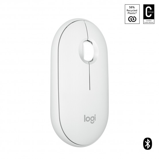 Mouse Logitech Pebble 2 M350s  Tonal White 910-007013