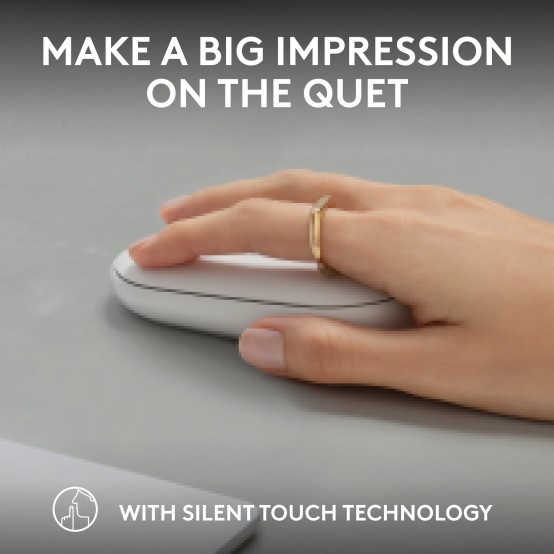Mouse Logitech Pebble 2 M350s  Tonal White 910-007013