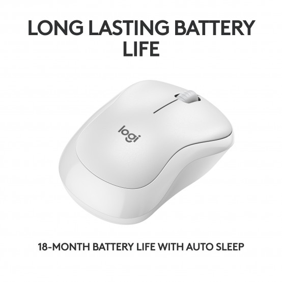 Mouse Logitech M240 Silent Bluetooth Off-White 910-007120