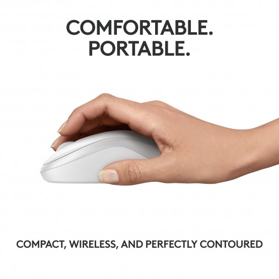 Mouse Logitech M240 Silent Bluetooth Off-White 910-007120